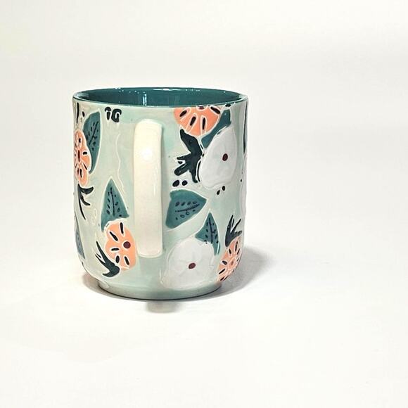 Anthropologie Mathilde Floral Coffee Tea Mug - Picture 3 of 8